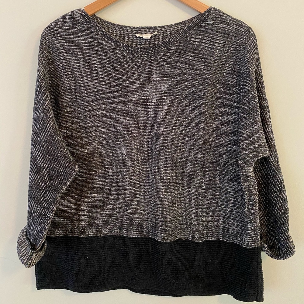 Eileen Fisher Cotton ribbed sweater